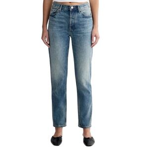 Everlane The 90’s Cheeky Blue Distressed Ankle Jeans Size 26 #1928